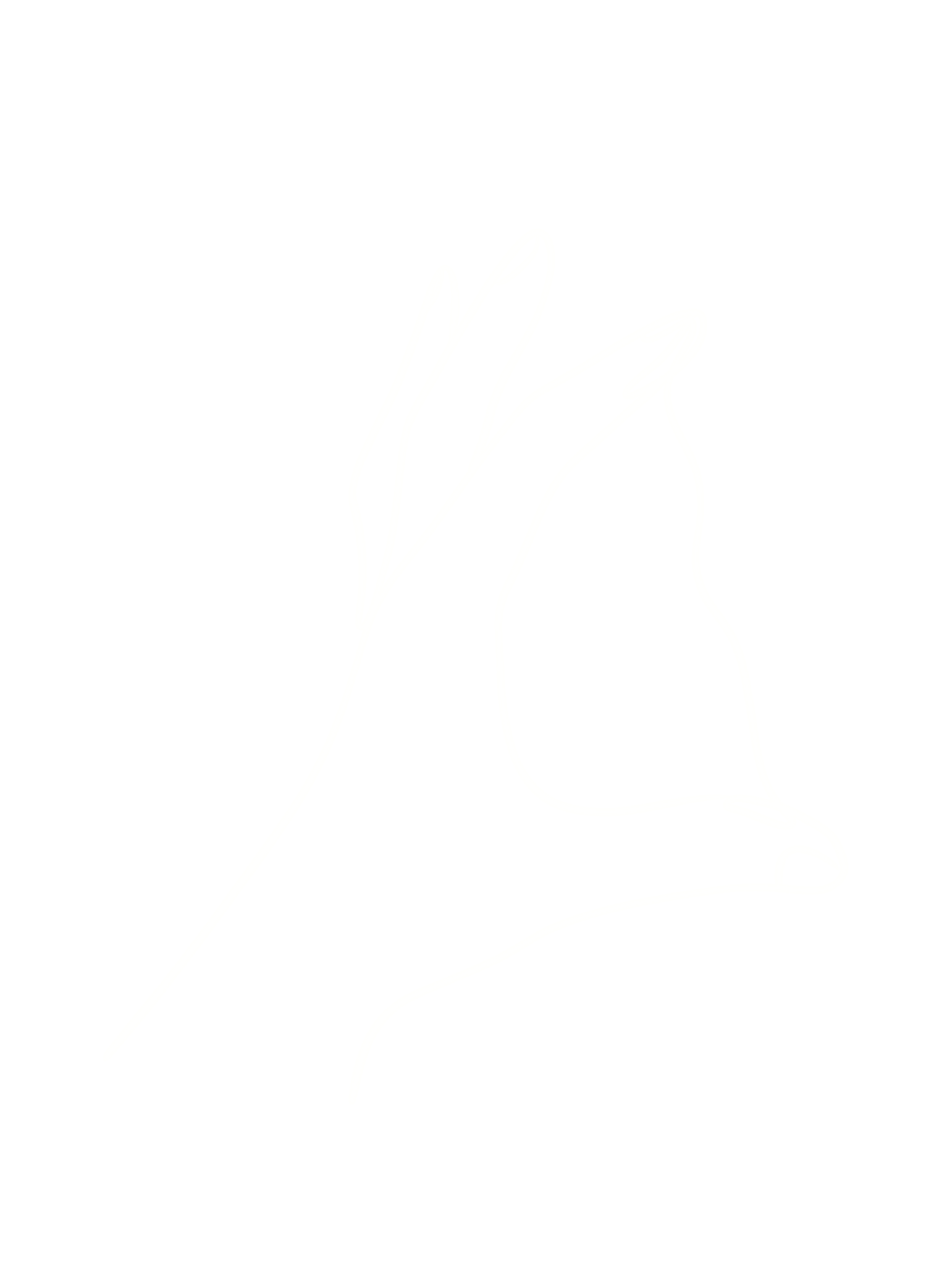 Lijntekening van een hand die de rekbaarheid van cervixslijm test tussen de vingers